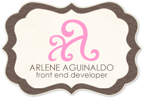 Arlene Aguinaldo Front End Developer